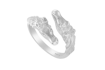 Double Horse Head Ring 