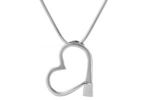 Farrier Nail Heart Necklace - Large