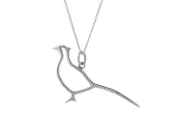 Pheasant Necklace (Silhouette)
